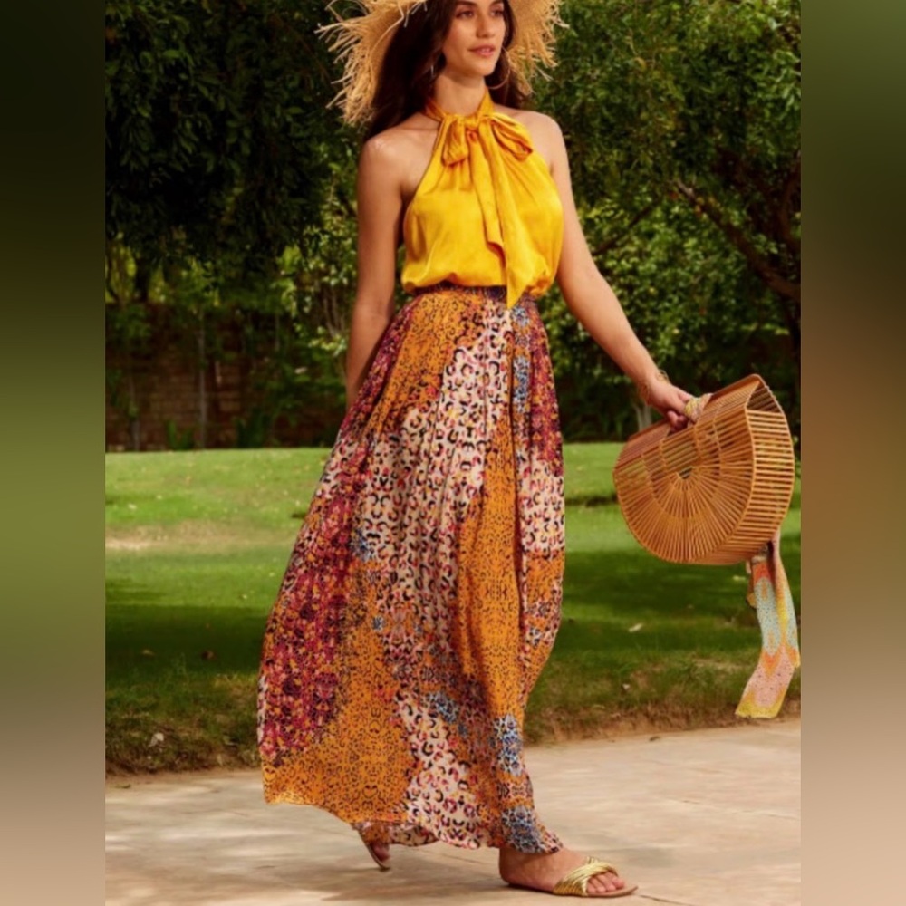 Bhanuni by Jyoti Panthera Maxi Skirt – Size 10 – Animal Print